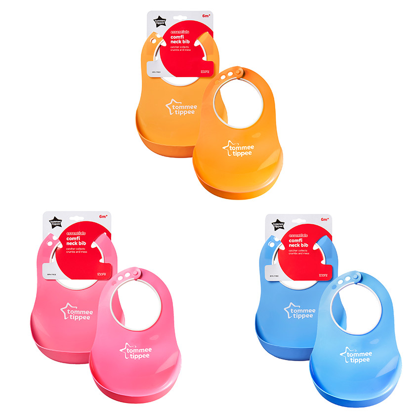  Βρεφική πλαστική σαλιάρα 6m+  