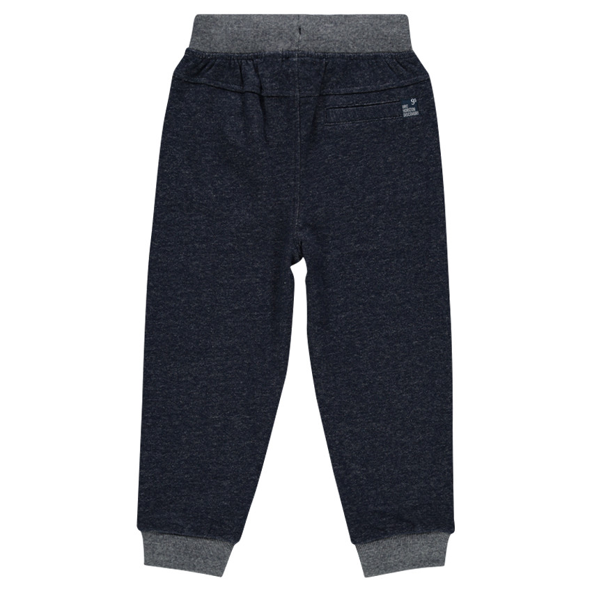 Μονόχρωμο φανελένιο παντελόνι 