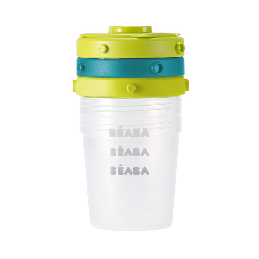 Σετ 6 δοχείων αποθήκευσης φαγητού 2ης ηλικίας 200ml - Nέον 