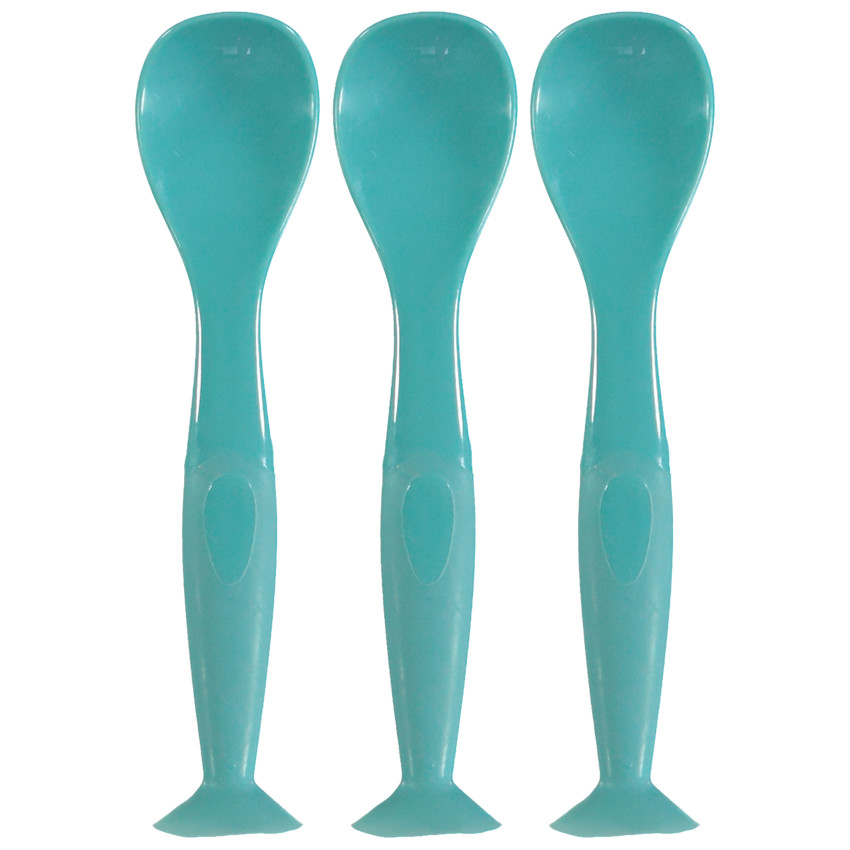 Κουταλάκια με βεντούζα 3τεμ. μπλε 