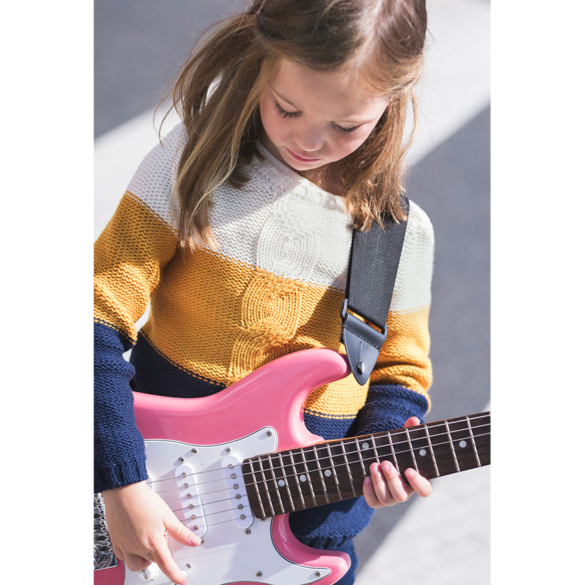 Τρίχρωμο πλεκτό πουλόβερ με πλεξίδα μπροστά 