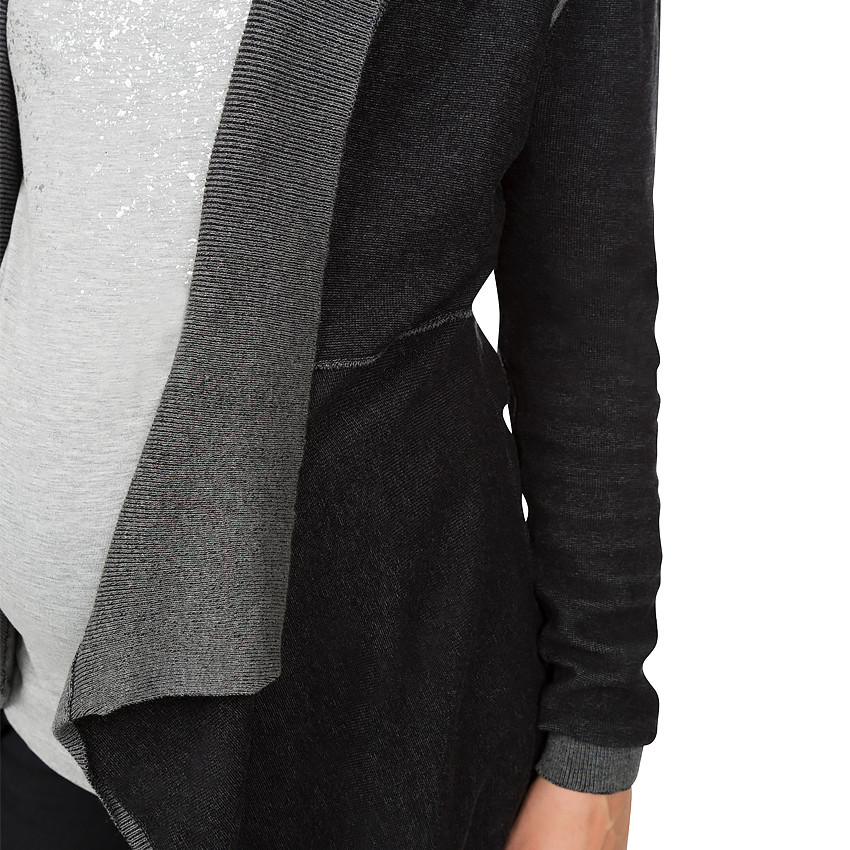 Ζακέτα εγκυμοσύνης με φαντεζί φύλλα 