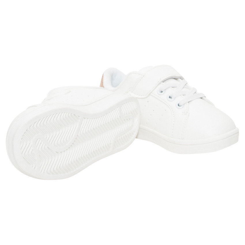 Φαντεζί αθλητικά παπούτσια με αυτοκόλλητο βέλκρο και ελαστικά κορδόνια 