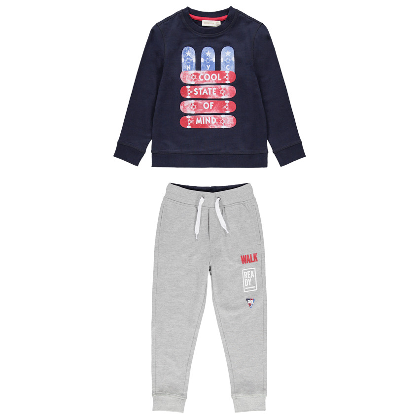 Σετ φόρμας  molleton με  skateboards  