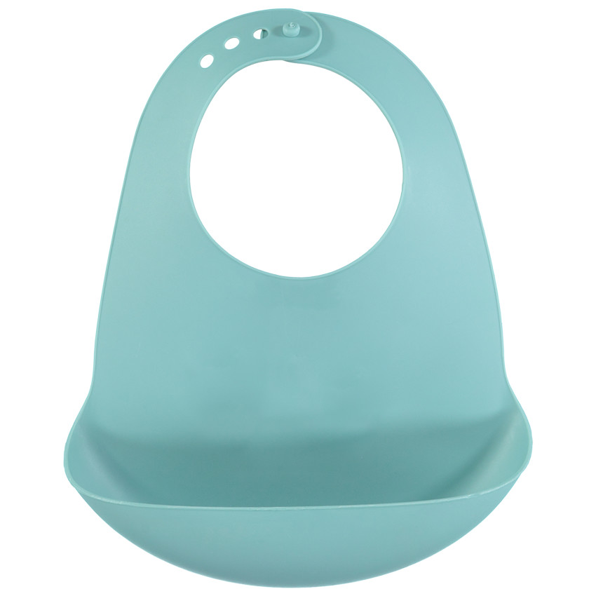 Σαλιάρα πλαστική με γείσο μπλε 