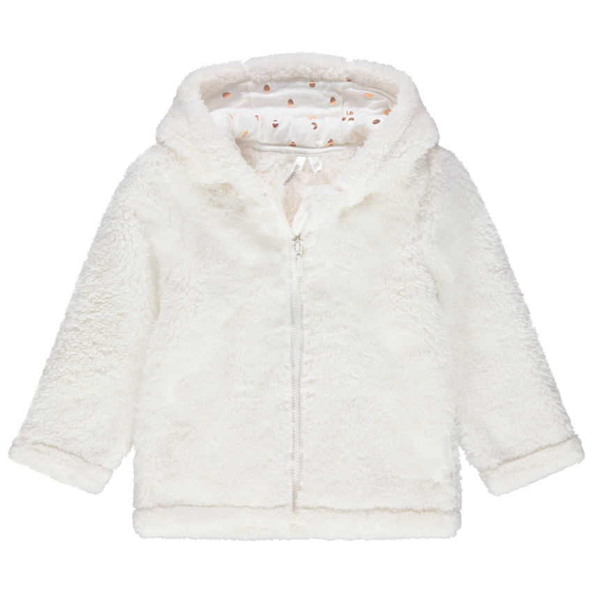 Ζακέτα με κουκούλα  sherpa 