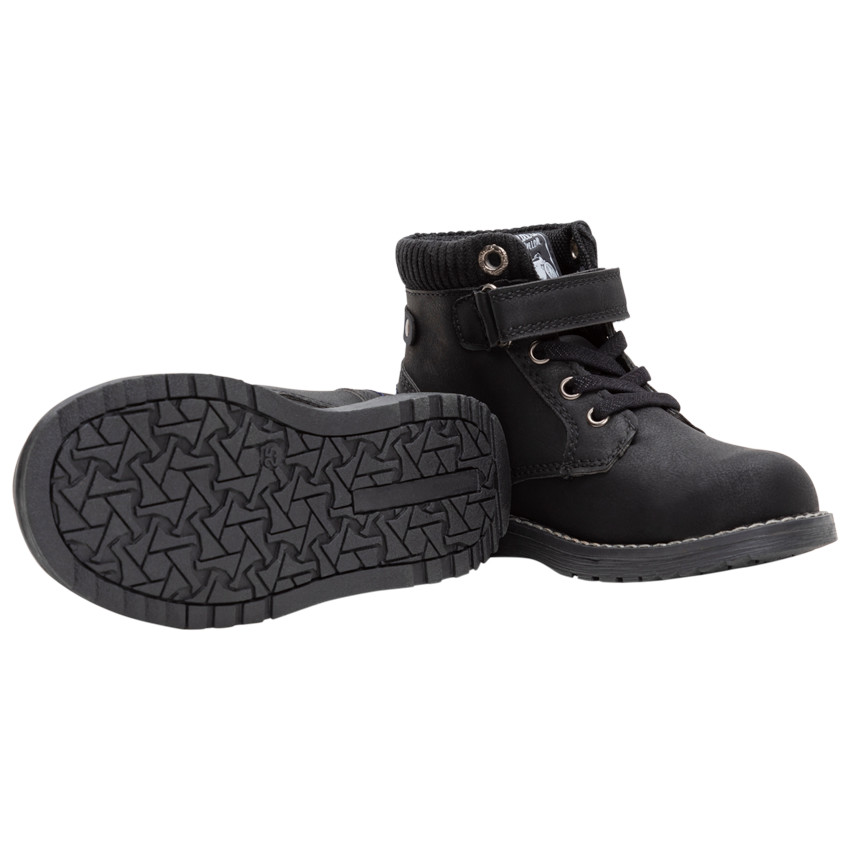 Ψηλά μποτάκια με ριμπ ύφανση στο άνοιγμα, 28 έως 35 