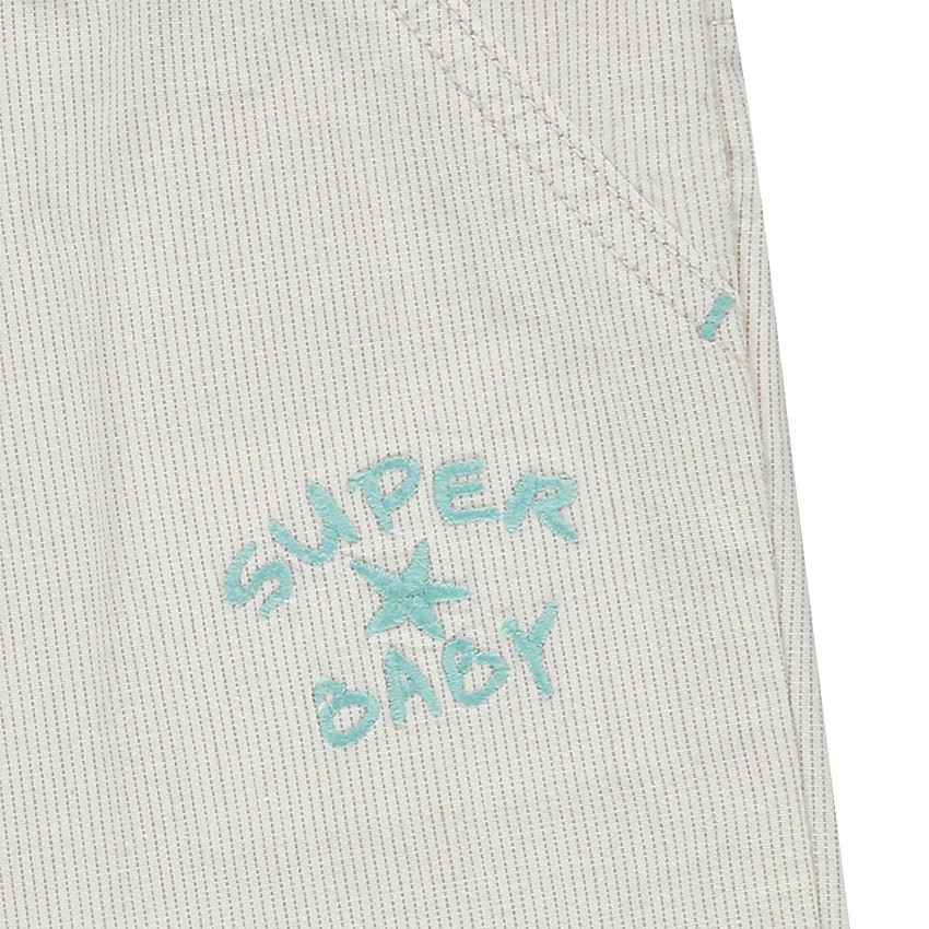 Βερμούδα βαμβακερή με λάστιχο στη μέση 