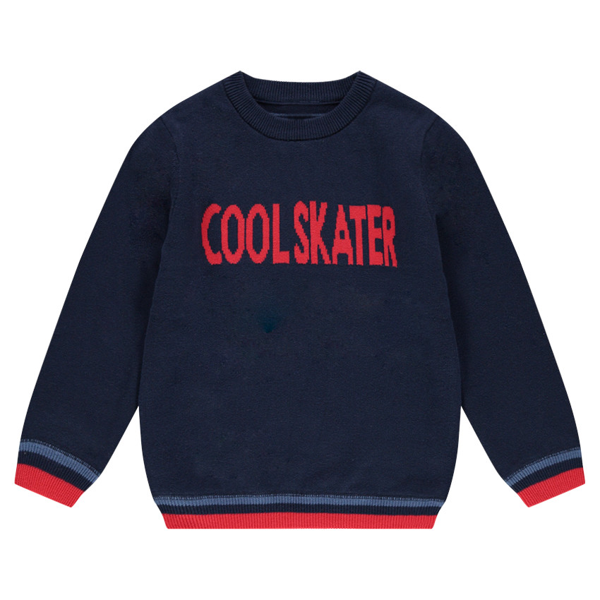 Λεπτό πλεκτό με ζακάρ μοτίβο 