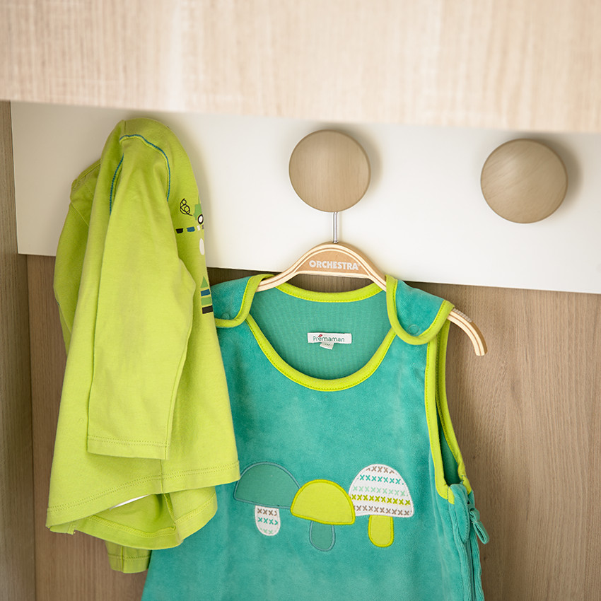 Turbulette avec patchs champignons 