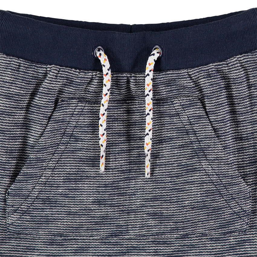 Pantalon de jogging en molleton twisté à poche kangourou 