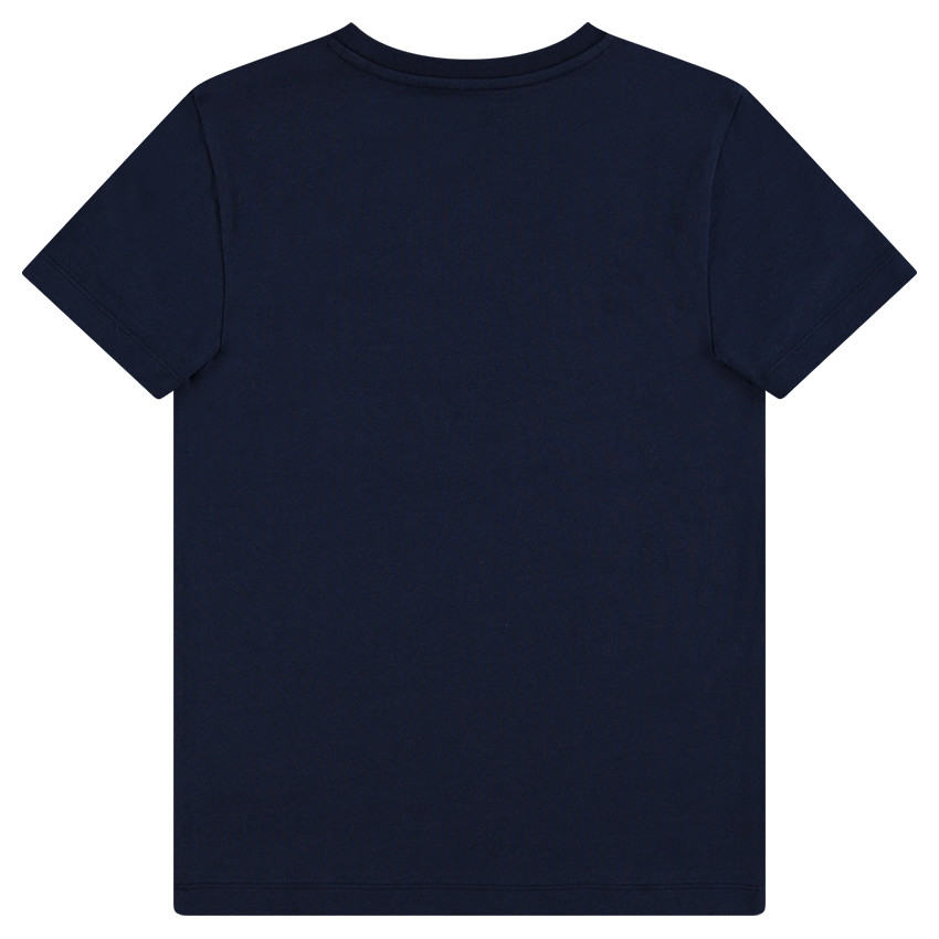 Παιδικά - Κοντομάνικη μπλούζα από ζέρσεϊ με αμερικάνικο τοπίο και «μαγικές» πούλιες 