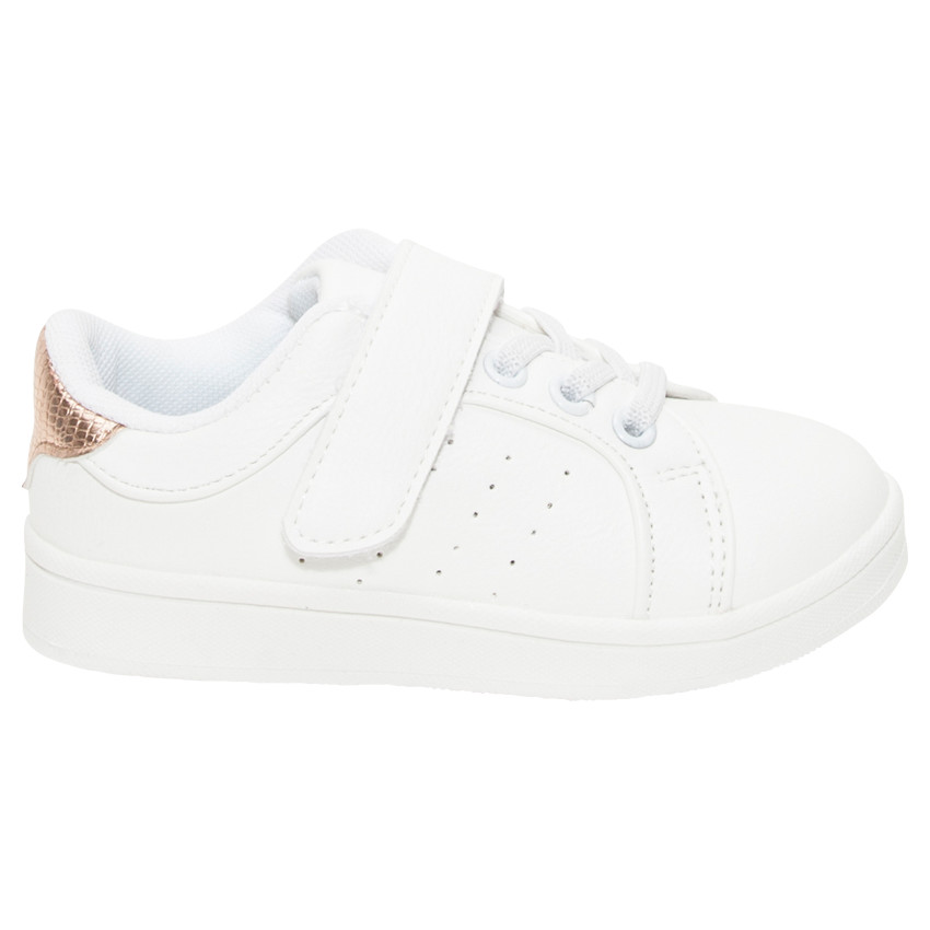 Φαντεζί αθλητικά παπούτσια με αυτοκόλλητο βέλκρο και ελαστικά κορδόνια 