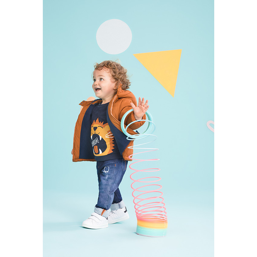 Μπουφάν με κουκούλα και επένδυση  micopolaire 