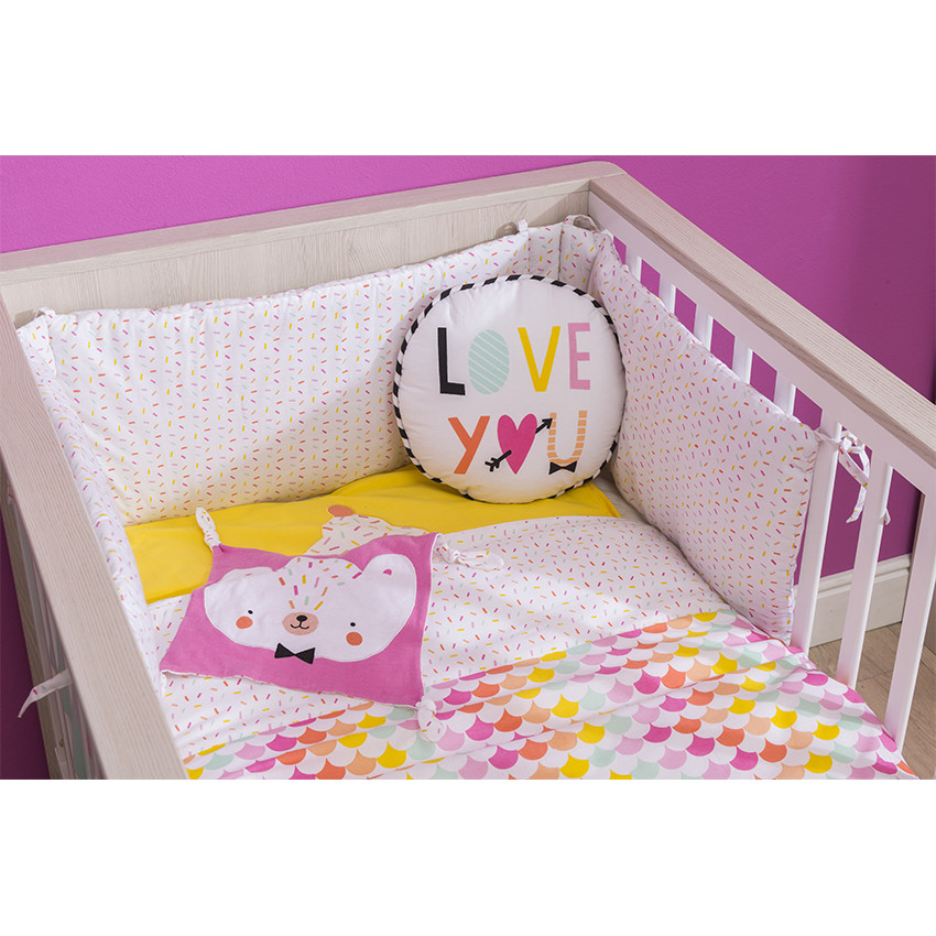 Μαξιλαράκι από ποπλίνα με τυπωμένο μήνυμα 