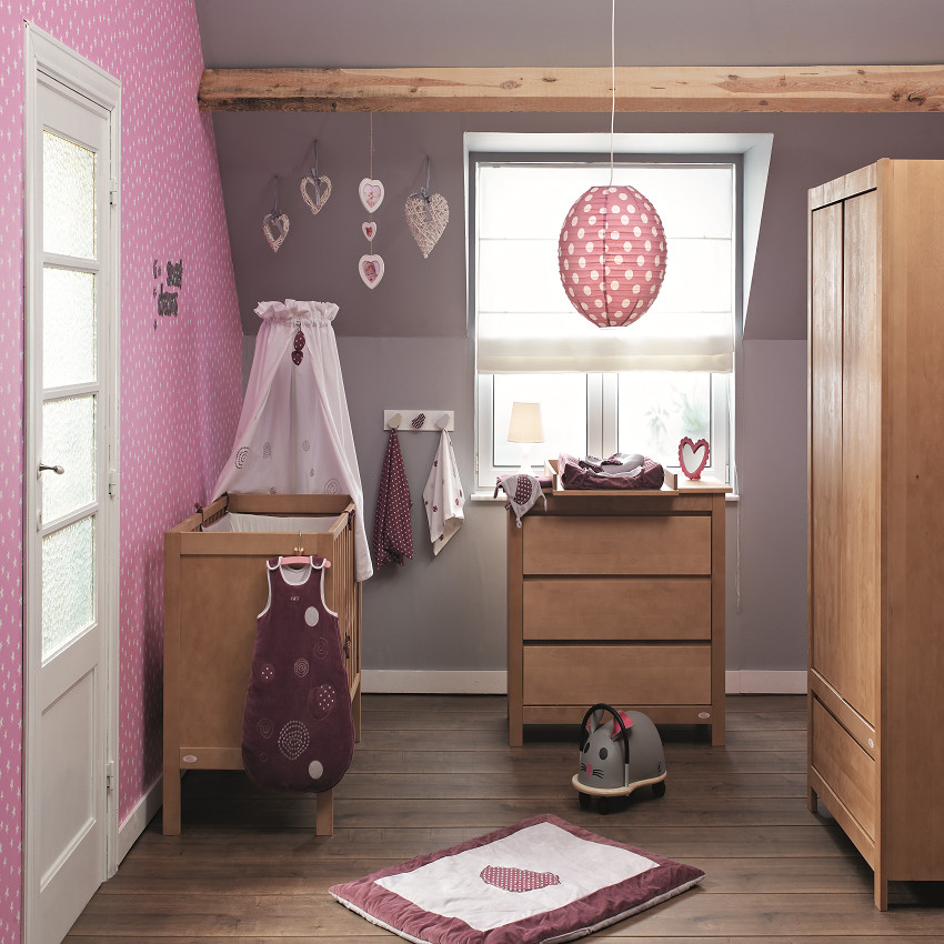  Ciel de berceau en coton avec motifs  