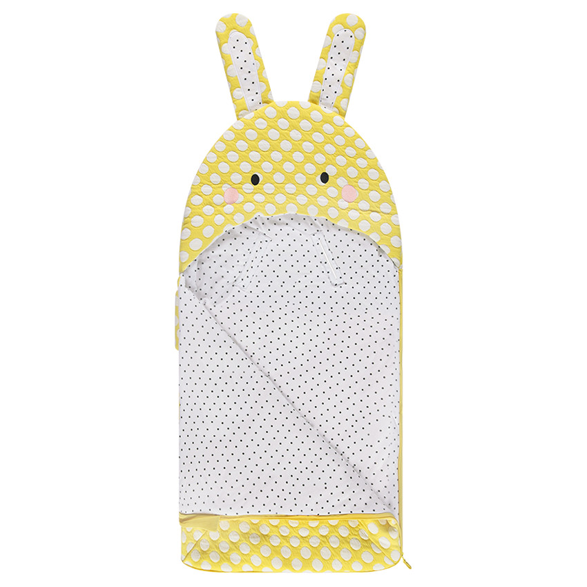 Υπνόσακος με πουά, σε σχήμα λαγού 