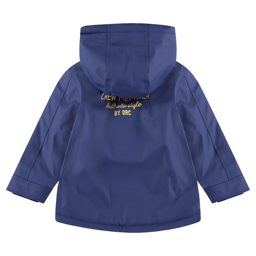 Αντιανεμικό αδιάβροχο μπουφάν με αφαιρούμενη κουκούλα 