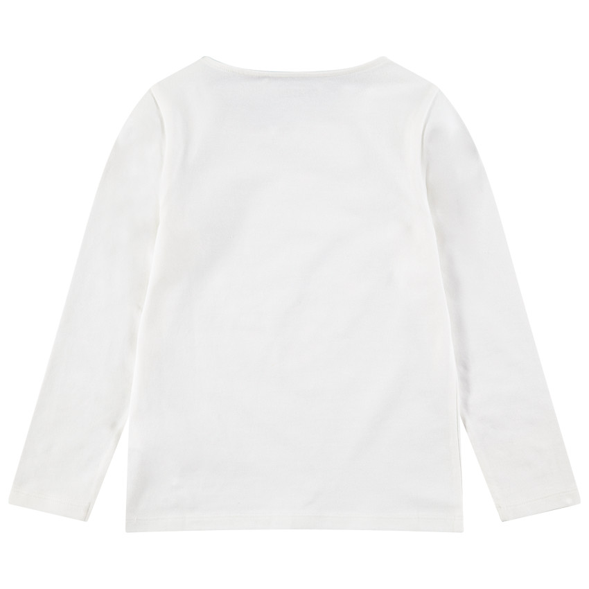 Μακρυμάνικη ζέρσεϊ μπλούζα με τυπωμένο μήνυμα 