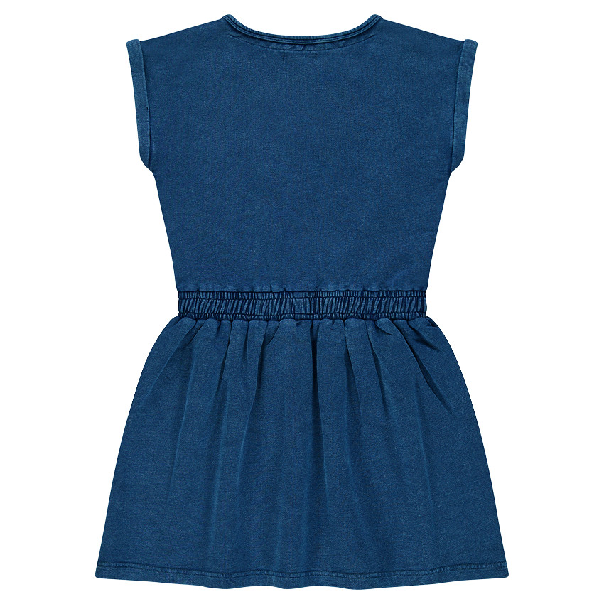Παιδικά - Κοντομάνικο φόρεμα από slub φανέλα  