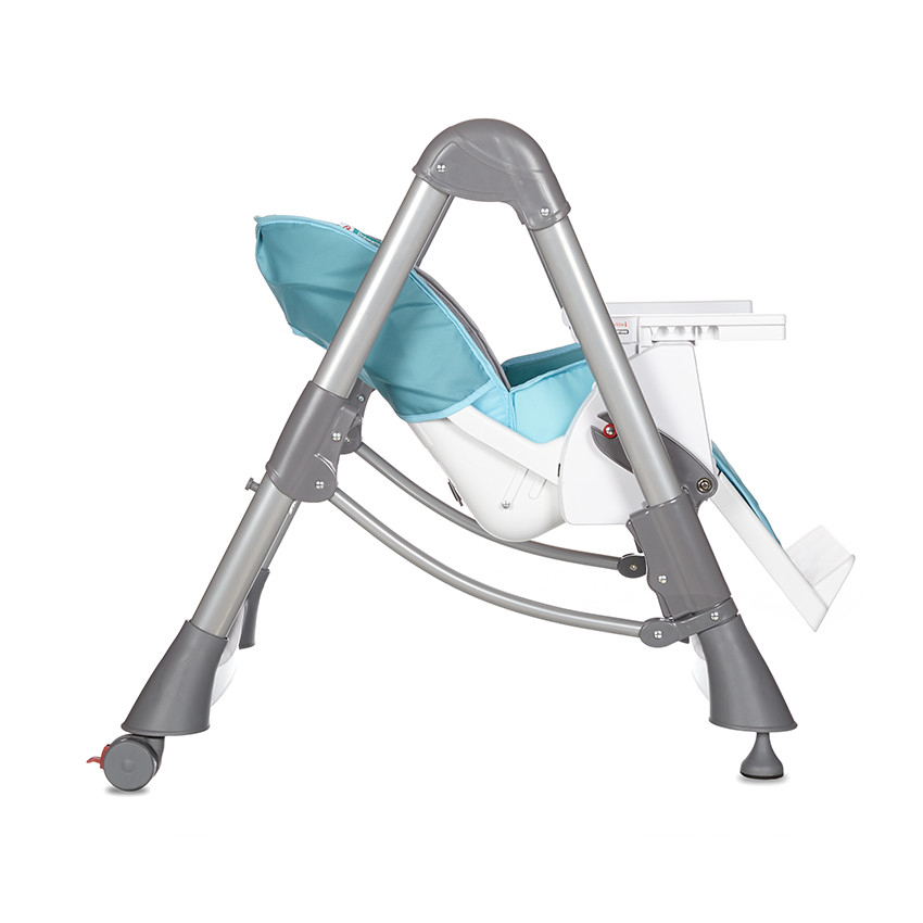 Καρέκλα φαγητού metal τυρκουάζ 