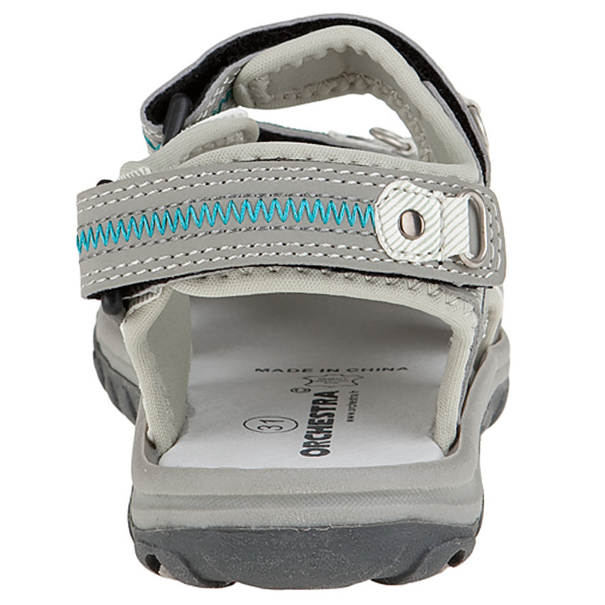 Πέδιλα με αυτοκόλλητα βέλκρο και τιρκουάζ εξώγαζα 