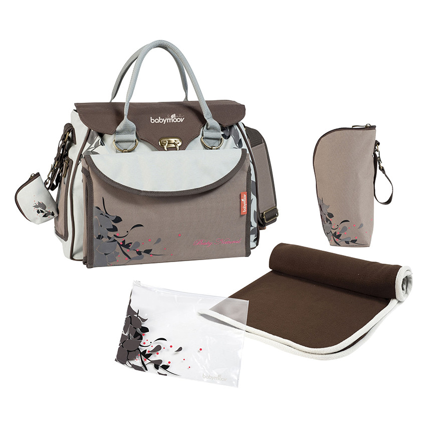 Βρεφική τσάντα αλλαγής Baby Natural - Μπεζ / Καφέ 
