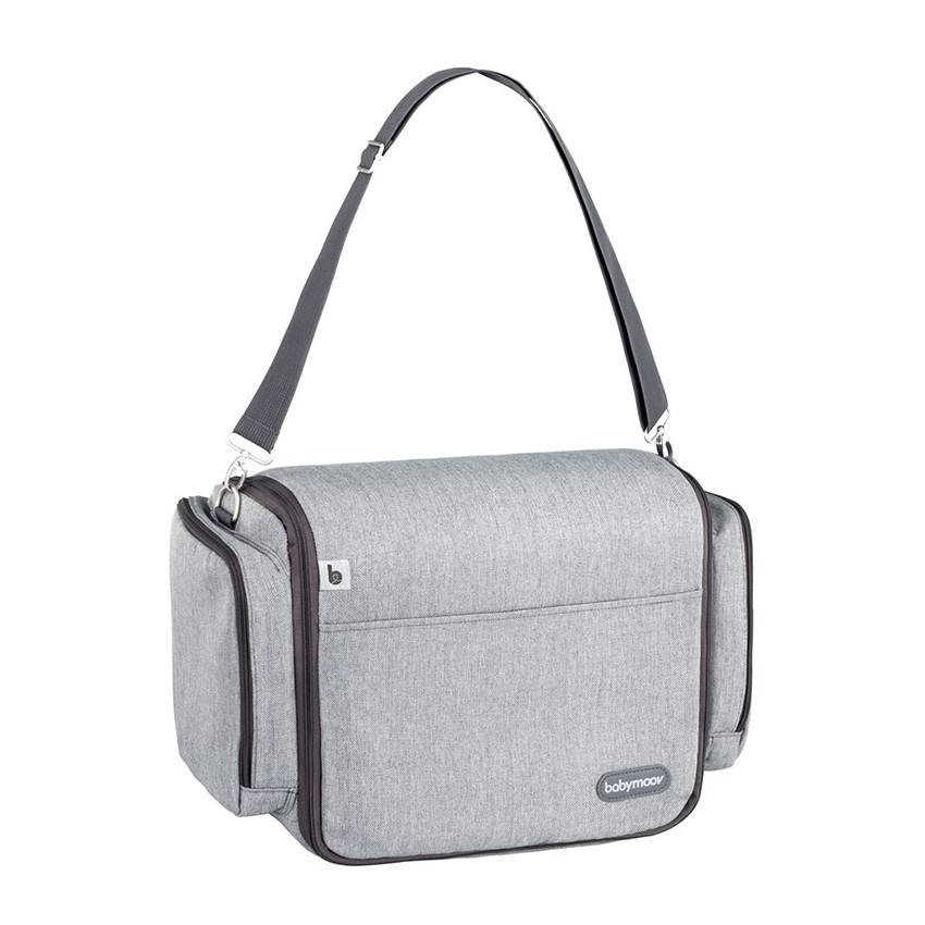 Λίκνο και τσάντα μεταφοράς 2 σε 1 - Γκρι 