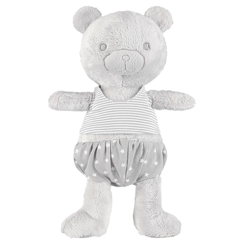 Peluche ours en sherpa avec short étoilé 