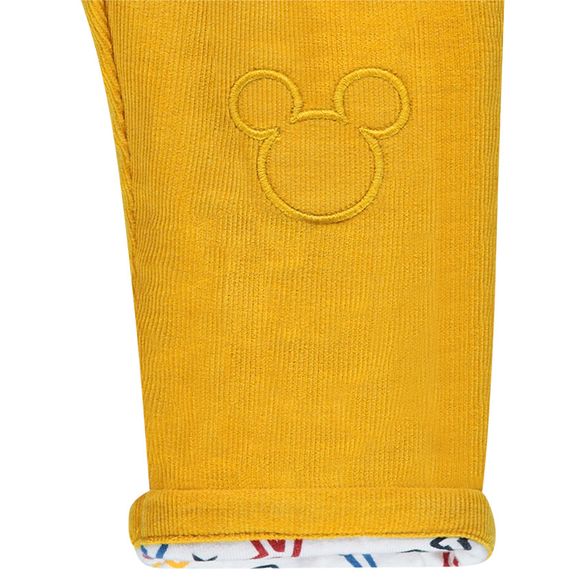 Σύνολο με μακρυμάνικη μπλούζα διπλής όψης Mickey και βελούδινο παντελόνι 