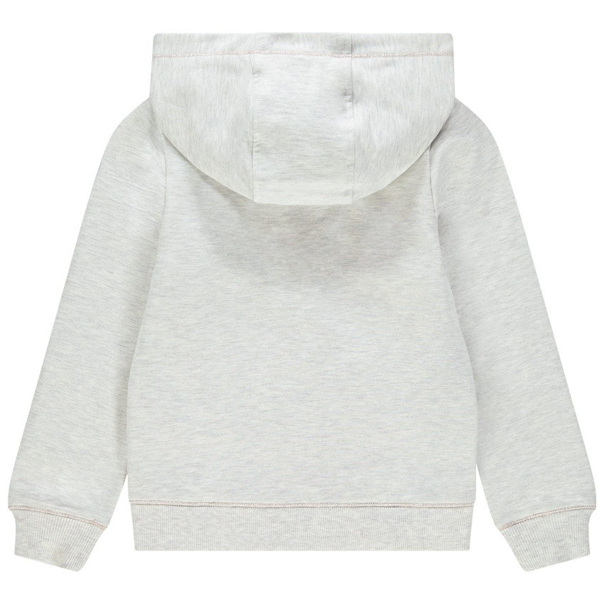 Gilet à capuche en molleton à imprimé fantaisie 