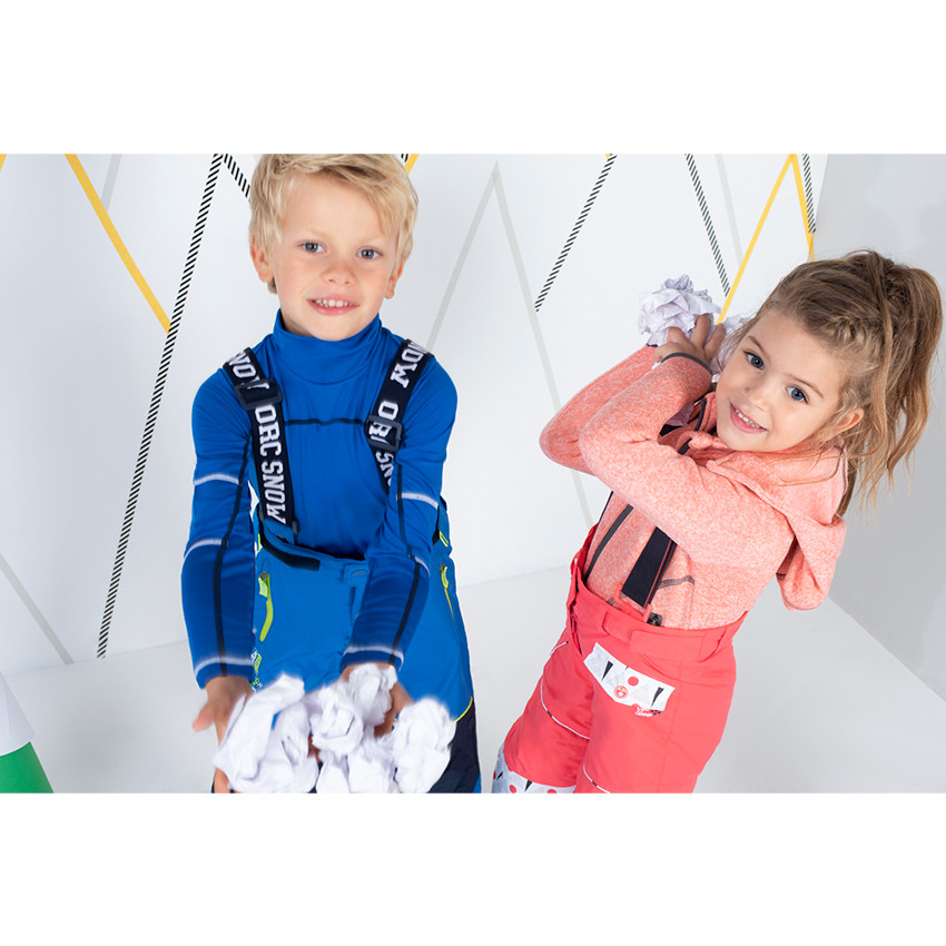 Τεχνικό ζιβάγκο του σκι από πολυεστέρα με τυπωμένα γράμματα 