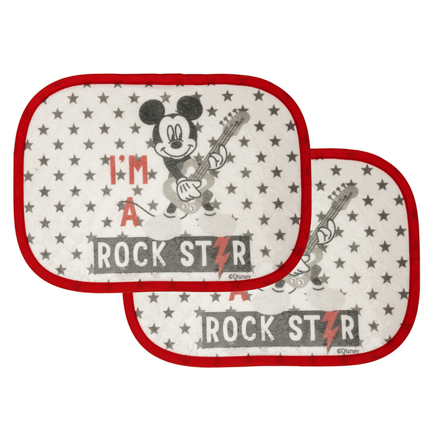 Ηλιοπροστασία αυτοκινήτου x2 Mickey κόκκινο 