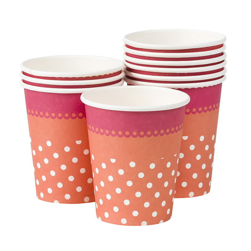 Σετ με 10 χάρτινα ποτηράκια γενεθλίων  