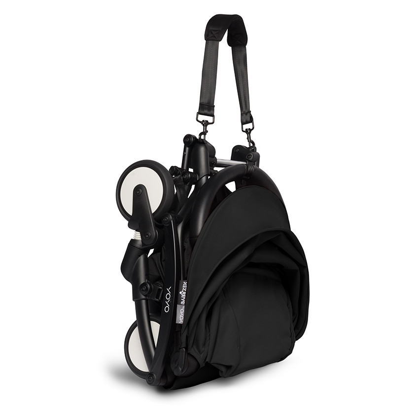 Poussette YOYO² 6+ châssis noir - Noir 