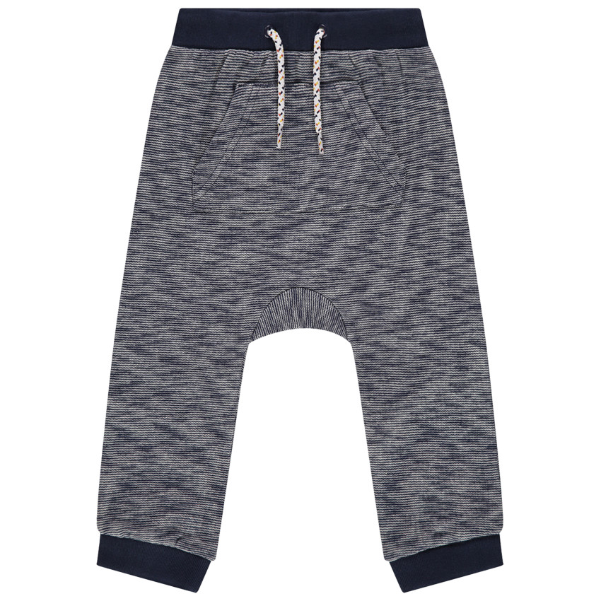 Pantalon de jogging en molleton twisté à poche kangourou 