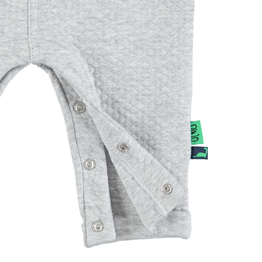 Σύνολο σαλοπέτα από φανέλα και μπλούζα με στάμπα δεινόσαυρο  