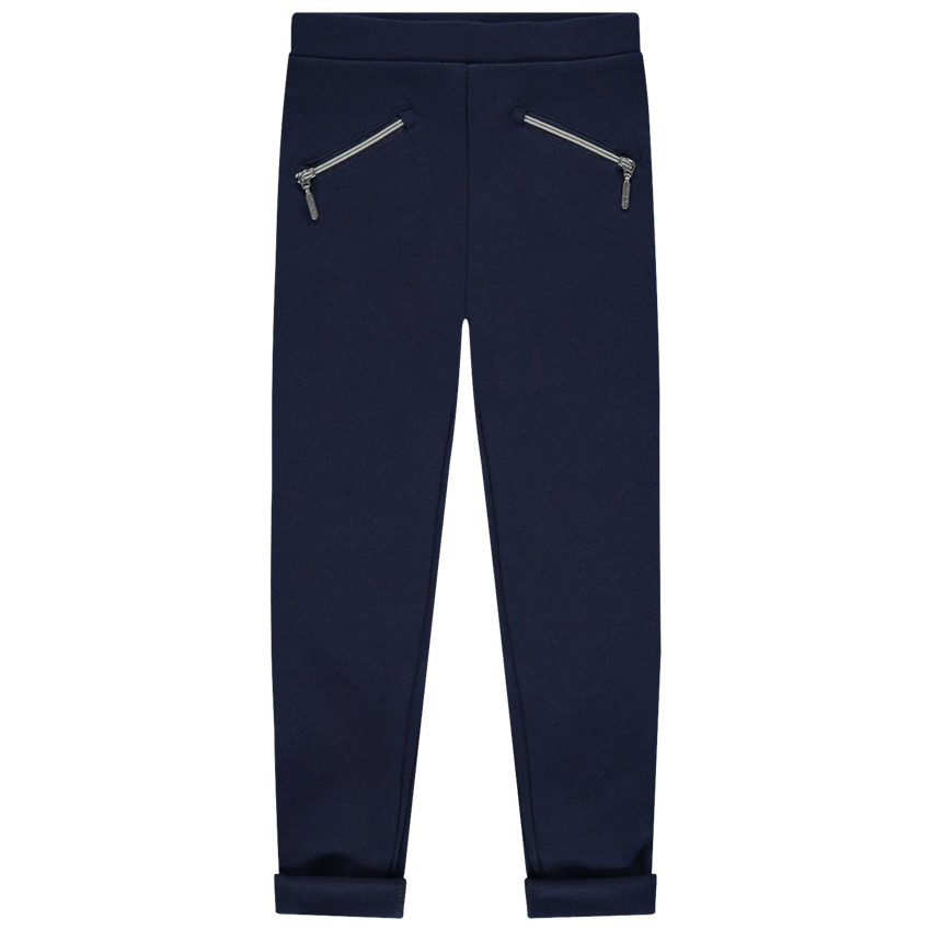 Jegging milano με bandes και τσέπες με φερμουάρ  