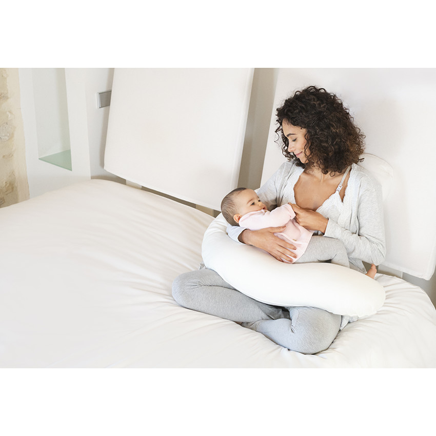 4-en-1 Babymum Transat/Pouf/Coussin d'allaitement et de maternité 