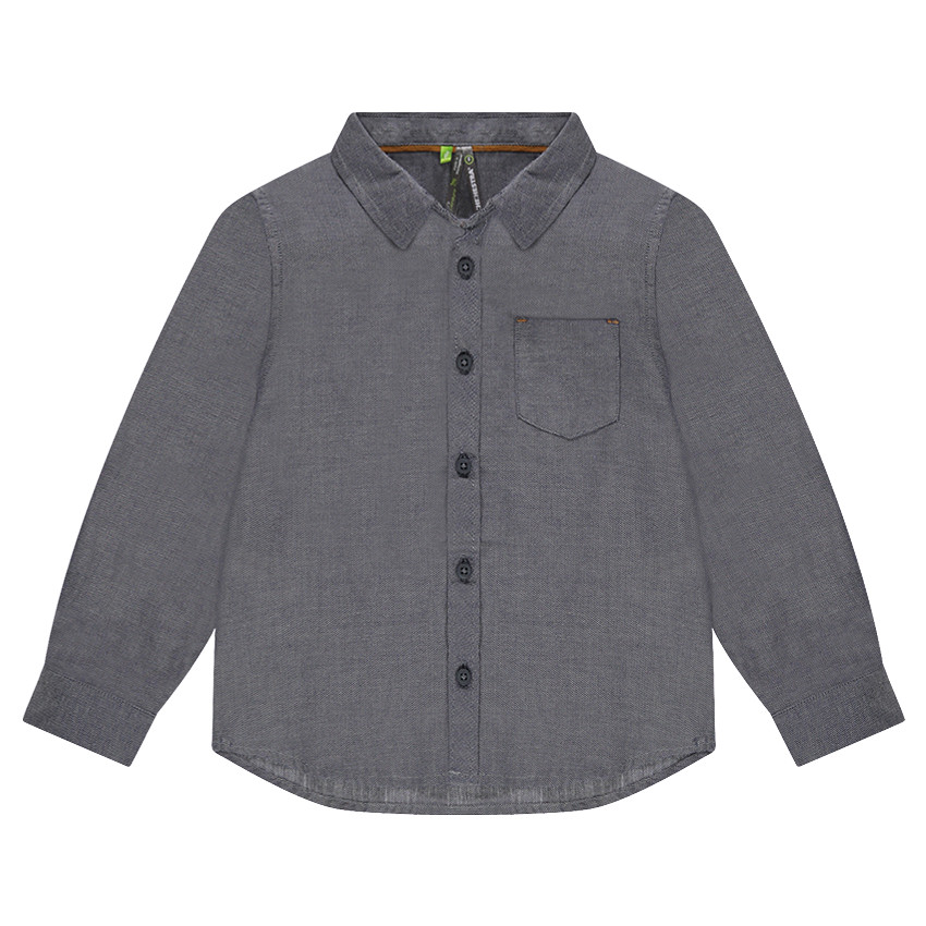 Bαμβακερό πουκάμισο με τσέπη 