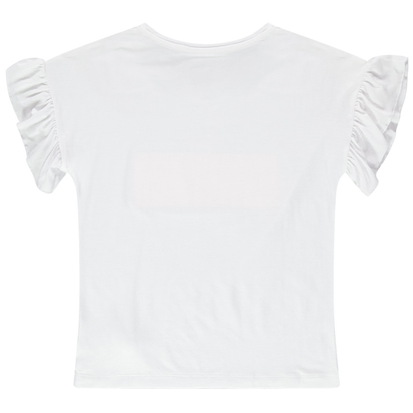 Παιδικά - Κοντομάνικη ζέρσεϊ μπλούζα με τυπωμένο μήνυμα 