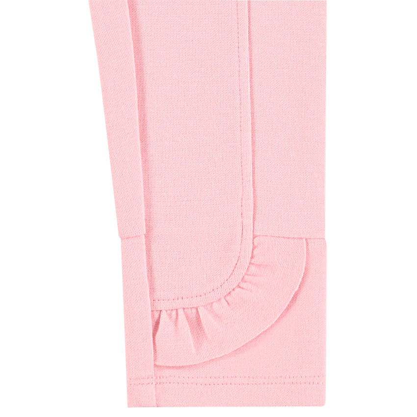 Κολάν σε ύφανση milano με χρυσαφί κουμπιά και βολάν 