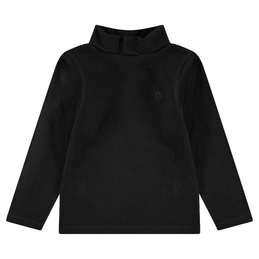 Μονόχρωμο ζιβάγκο από ζέρσεϊ με κεντημένο λογότυπο 