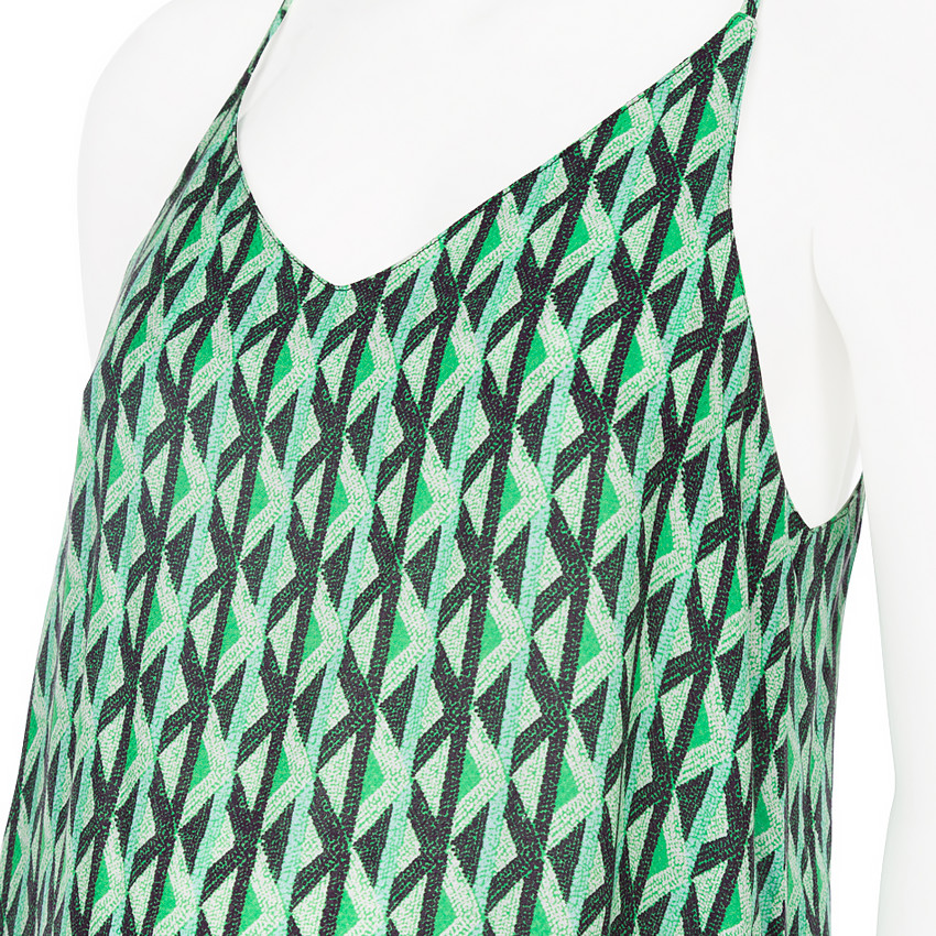 Τοπ εγκυμοσύνης με λεπτές τιράντες και γεωμετρικό μοτίβο 