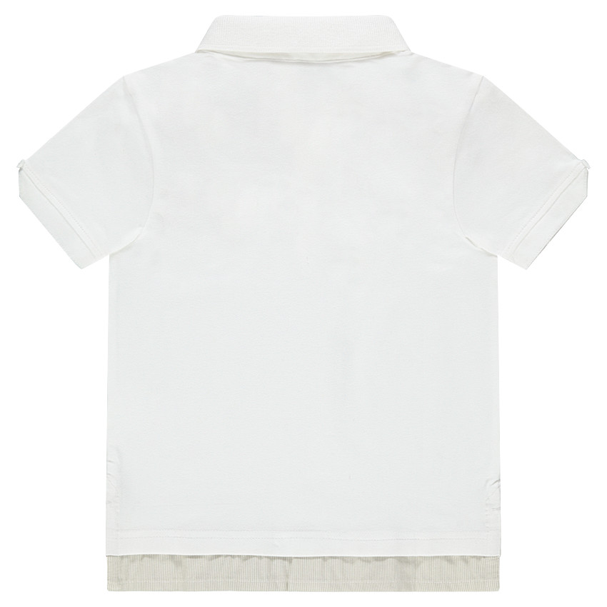 Κοντομάνικο πόλο με φαντεζί τσέπη 