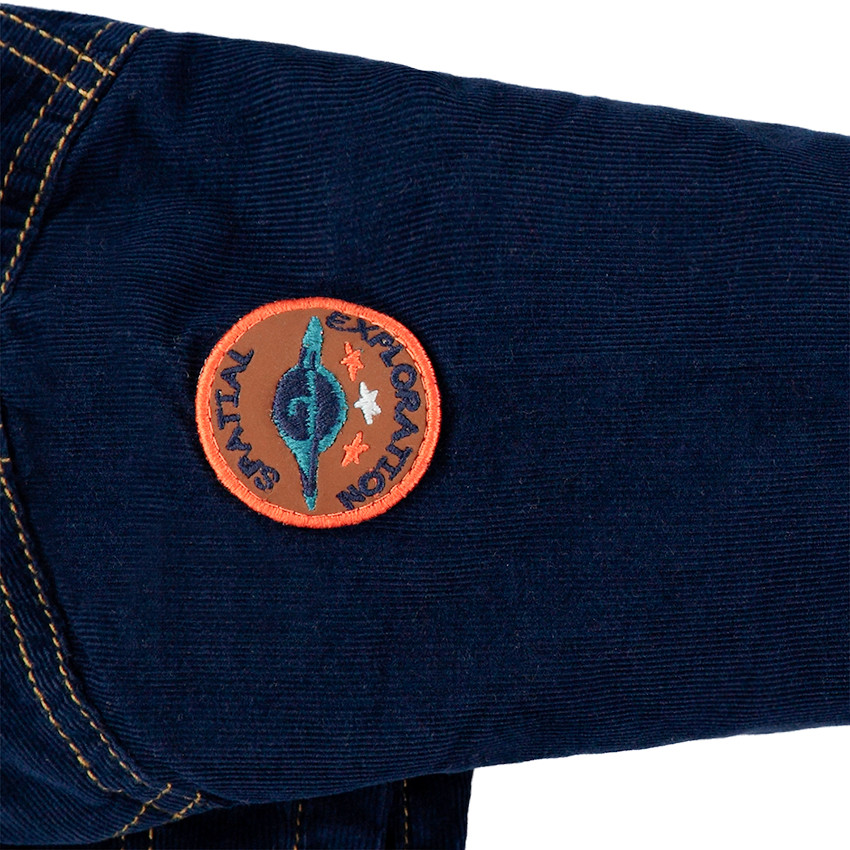 Τζιν μπουφάν με επένδυση sherpa και λαιμόκοψη από sherpa 