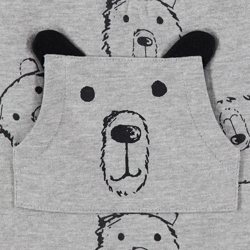 Παντελόνι φόρμας  molleton με τύπωμα αρκουδάκι  