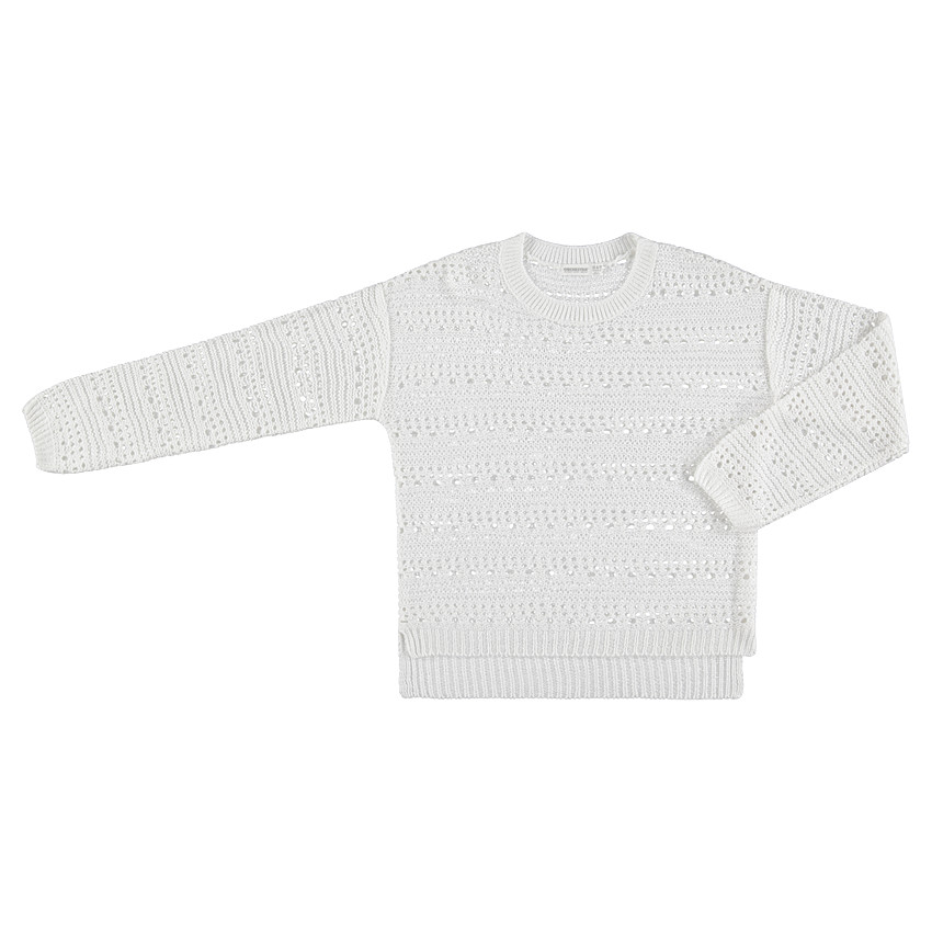 Παιδικά - Πλεκτό με αραιή αζούρ πλέξη  