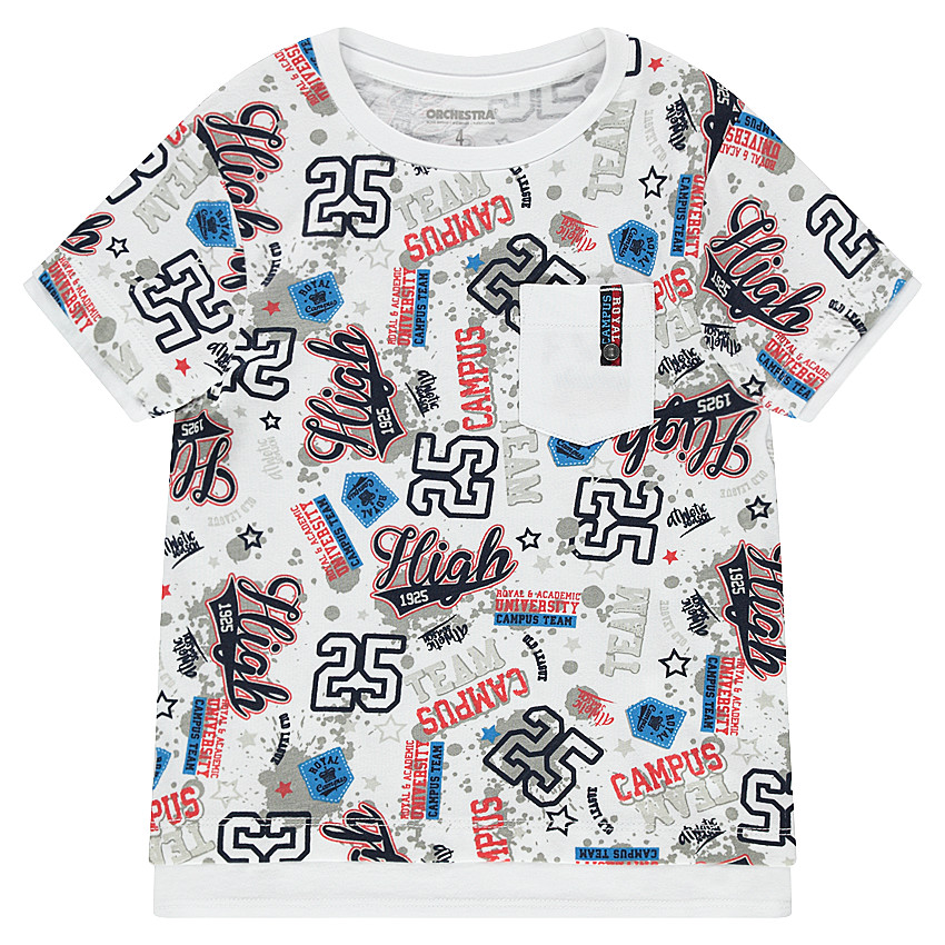 Μακριά κοντομάνικη μπλούζα 