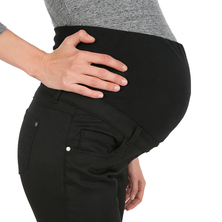 Παντελόνι εγκυμοσύνης από τουίλ με φάσα ψηλά στη μέση 